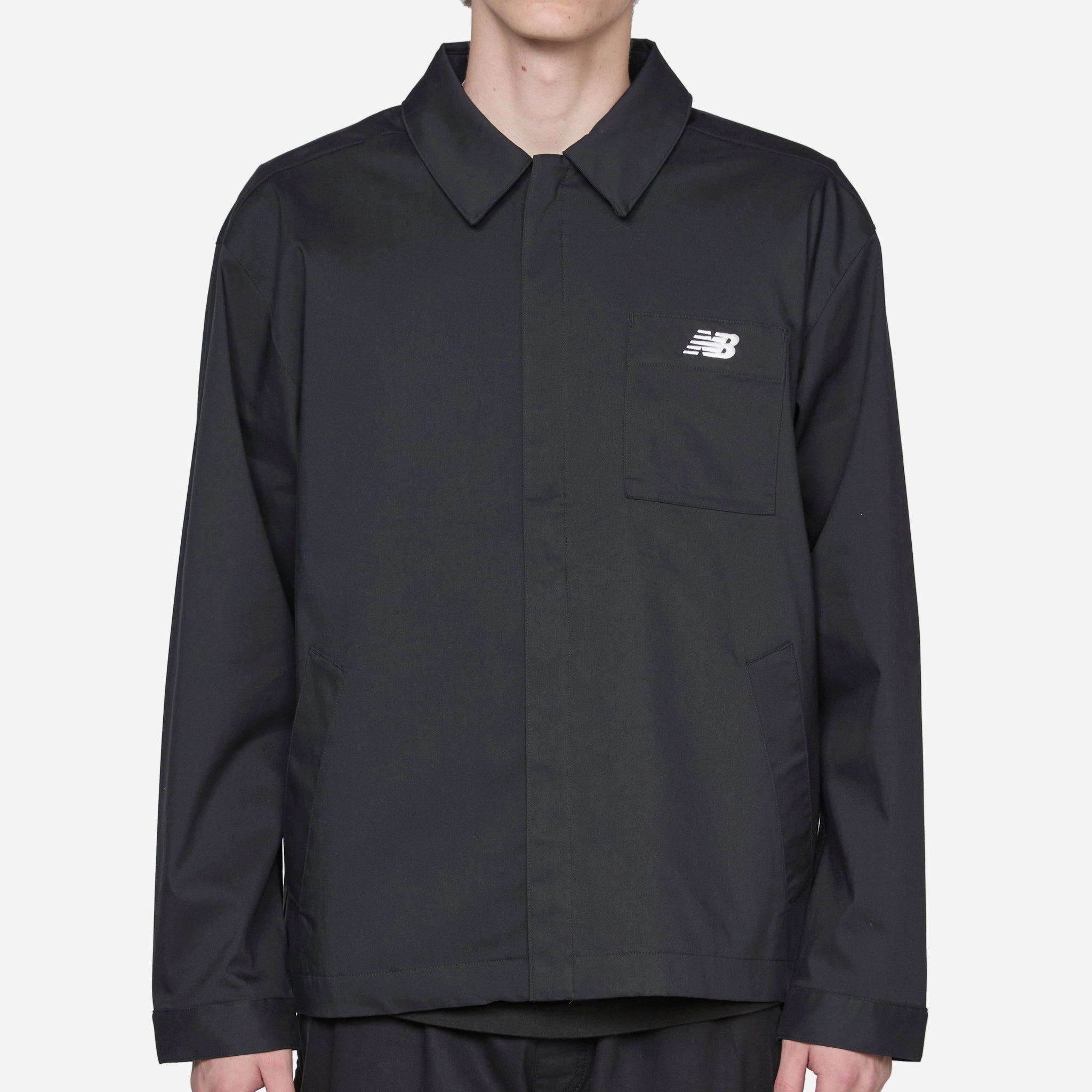 Twill Coaches Jacket Black