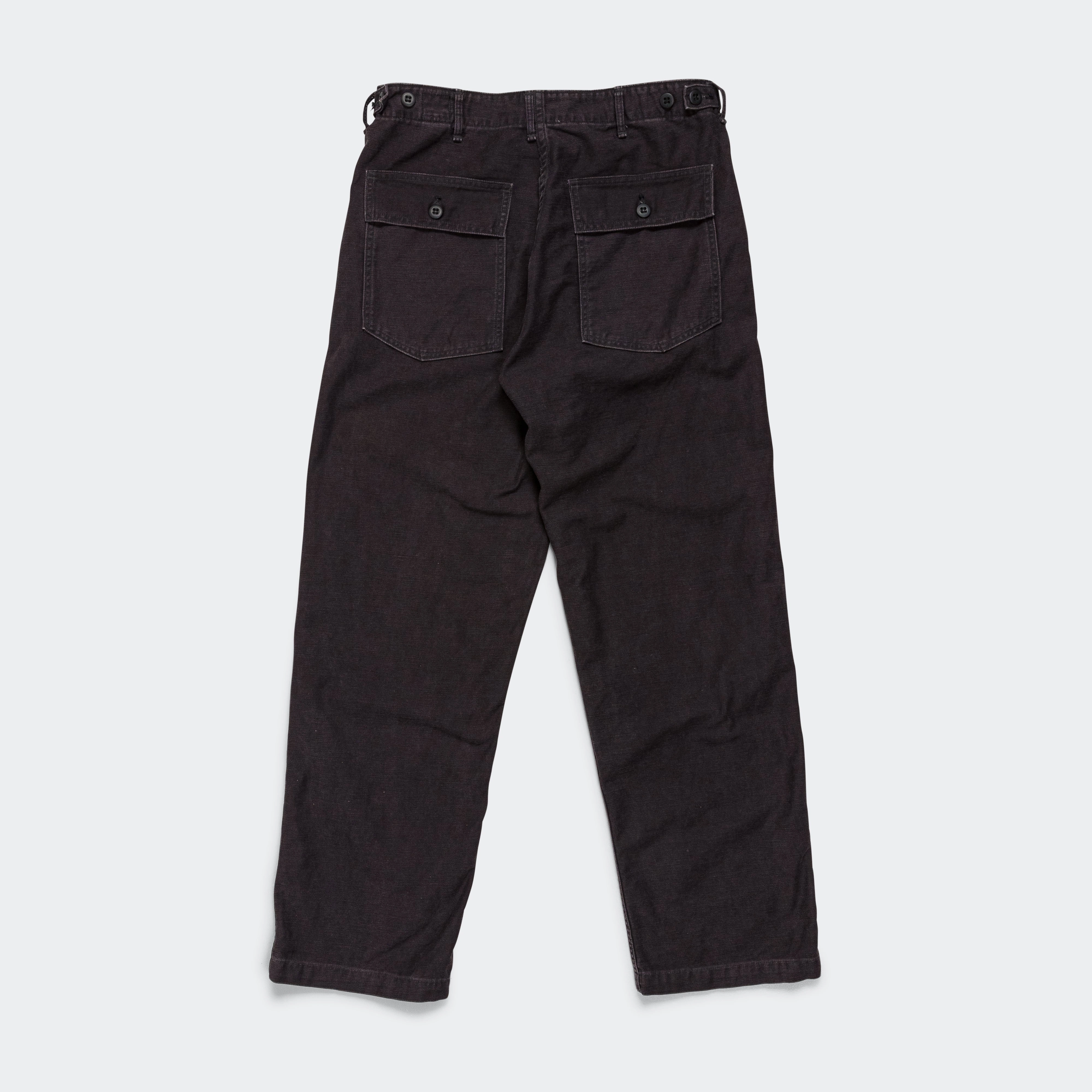 US Army Fatigue Pants (Regular Fit) - Black
