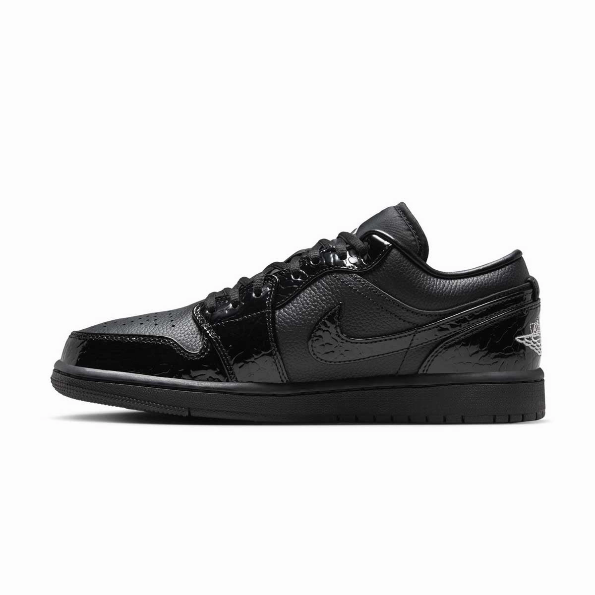 Wmns Air Jordan 1 Low 'Black Croc'
