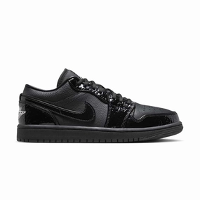 Wmns Air Jordan 1 Low 'Black Croc'