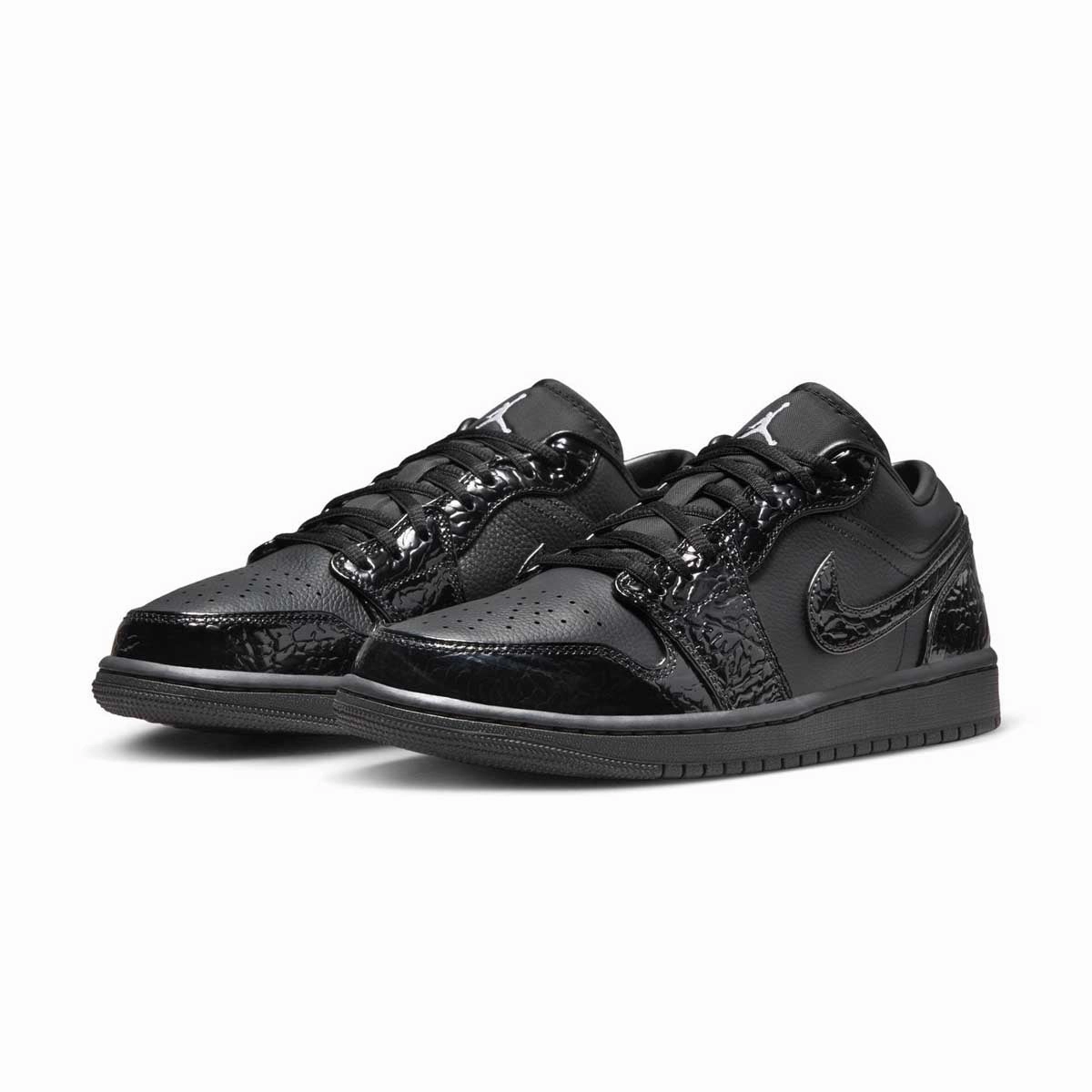 Wmns Air Jordan 1 Low 'Black Croc'