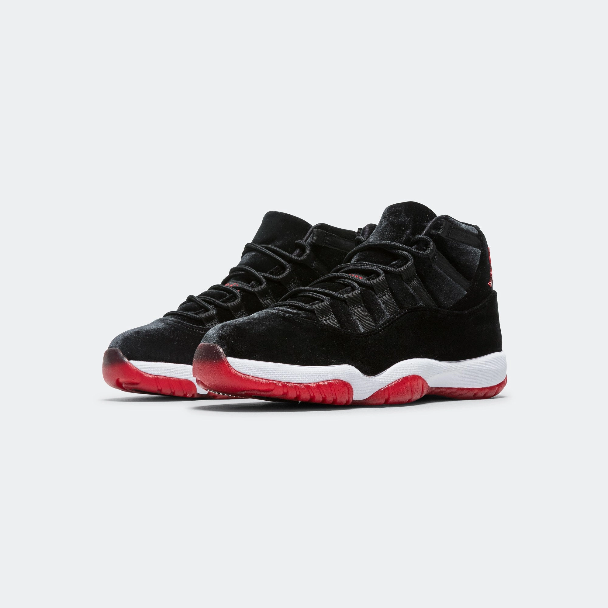 Womens Air Jordan 11 Retro - Black/Gym Red-White
