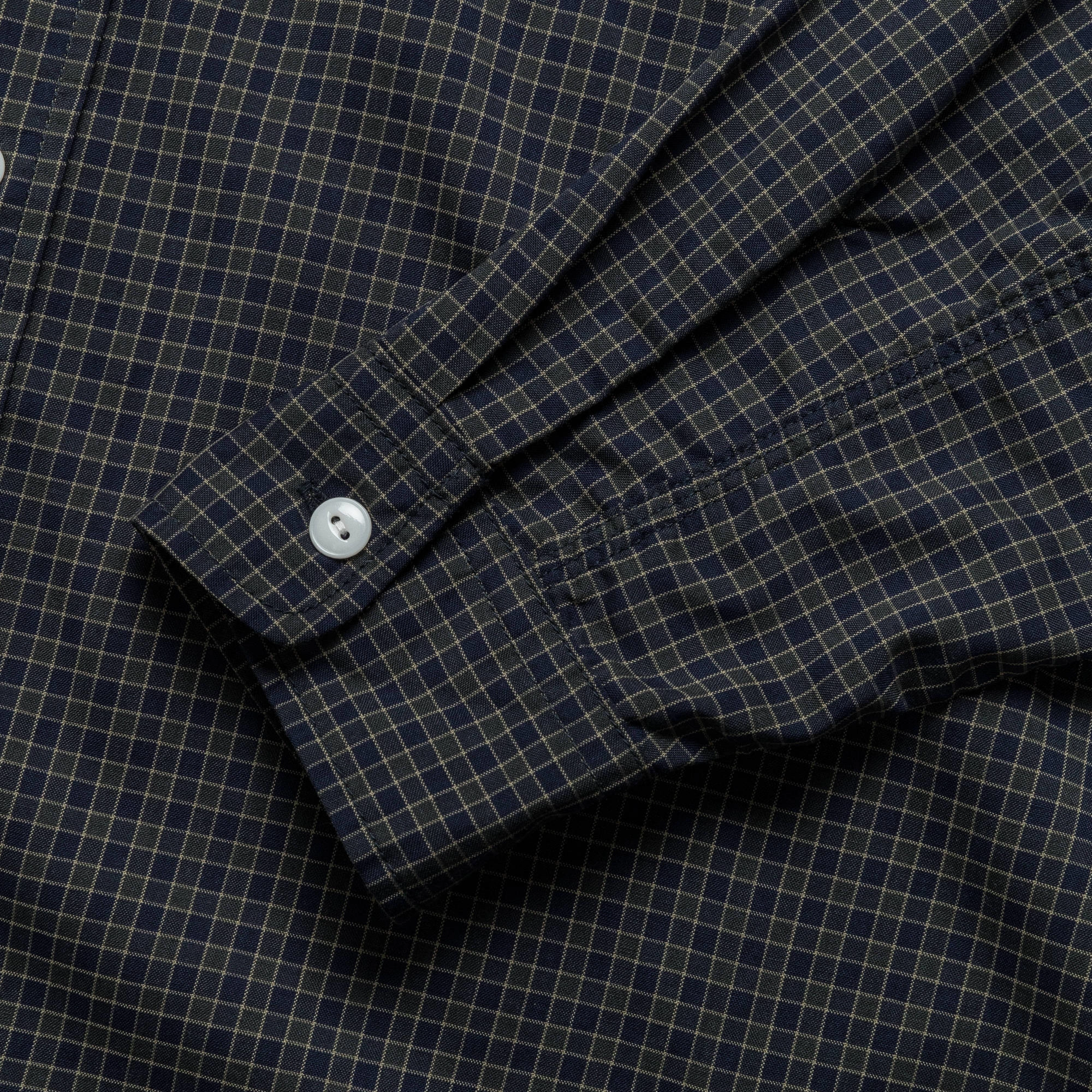 WORK Wool Plaid Shirt - Green