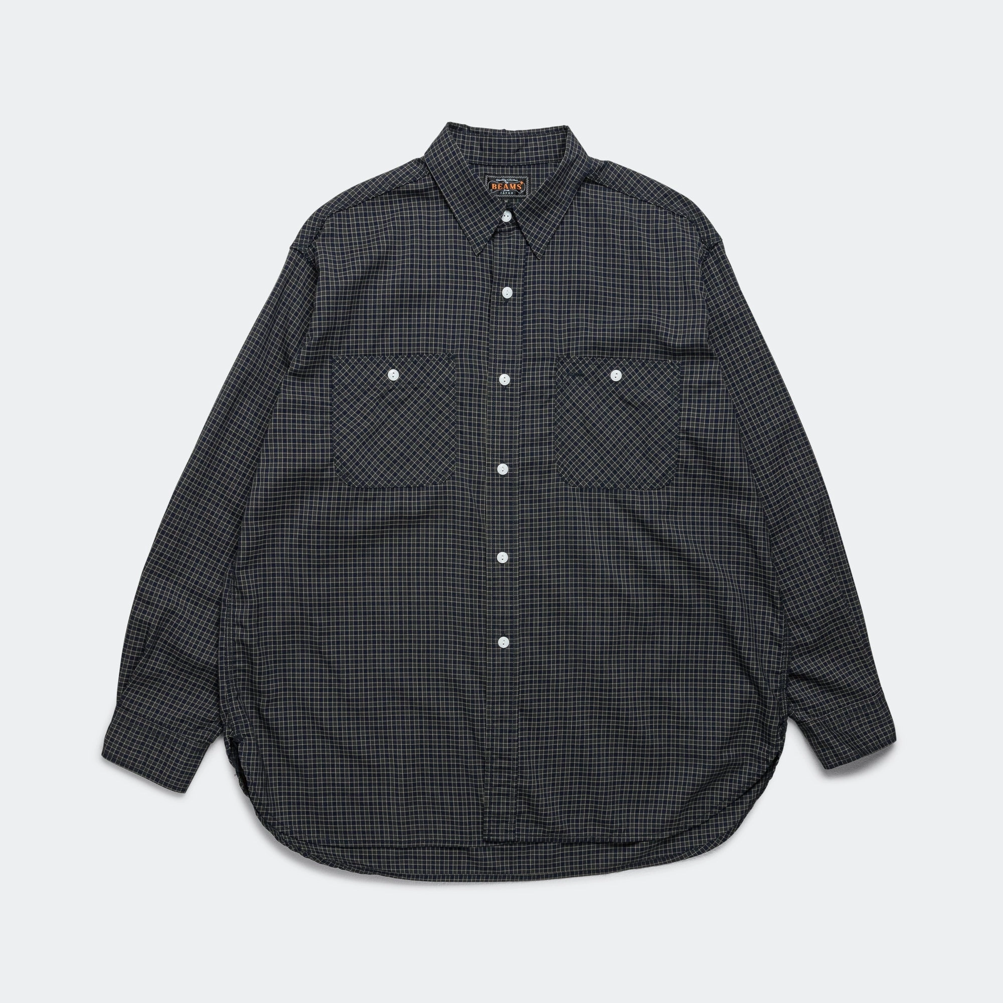 WORK Wool Plaid Shirt - Green