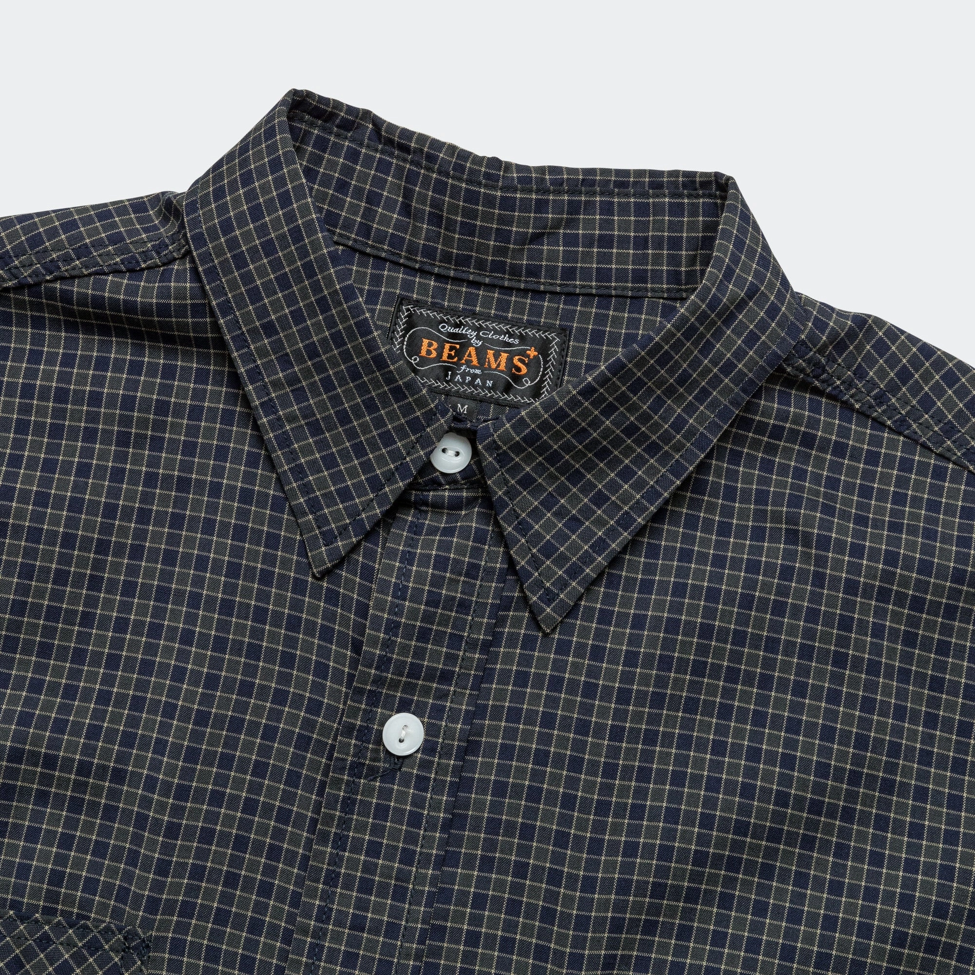 WORK Wool Plaid Shirt - Green