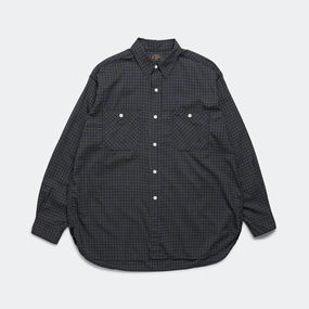 WORK Wool Plaid Shirt - Green