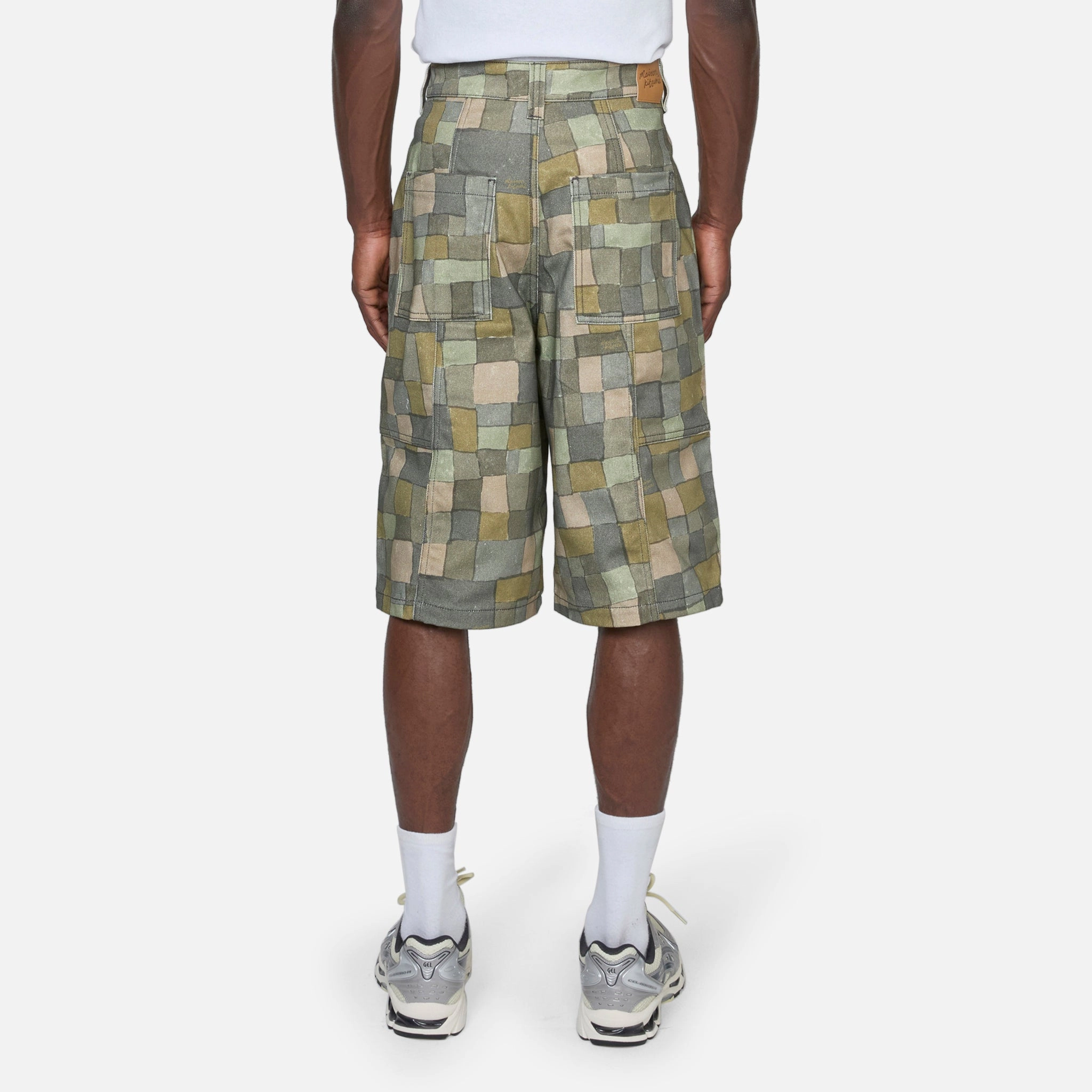 Workwear Shorts Multicolour Camo Check