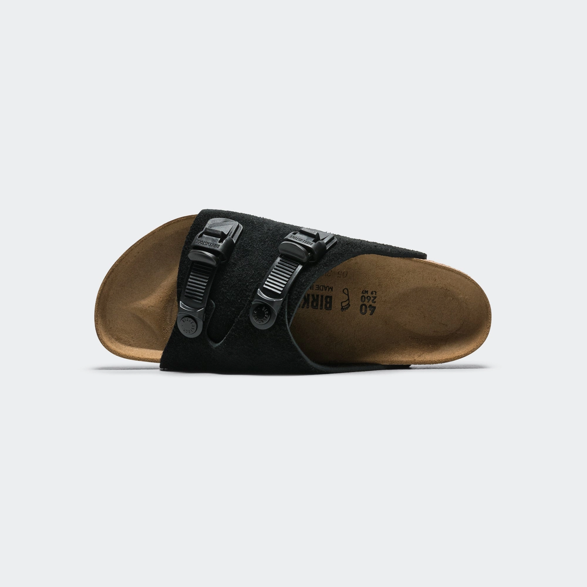 Zurich Tech - Black Suede Leather