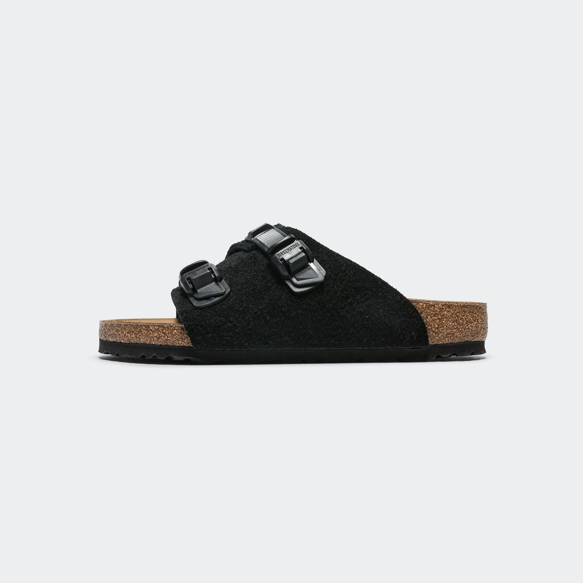 Zurich Tech - Black Suede Leather